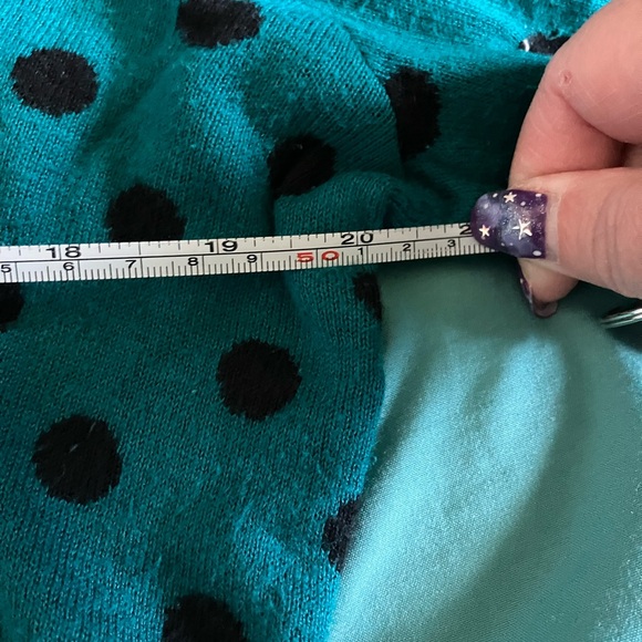 Teal & black sweater - Picture 3 of 8